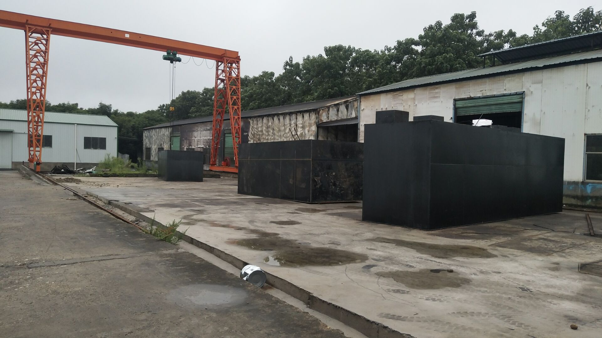 南召恒坤环保设备公司一体化设备陆续制作中